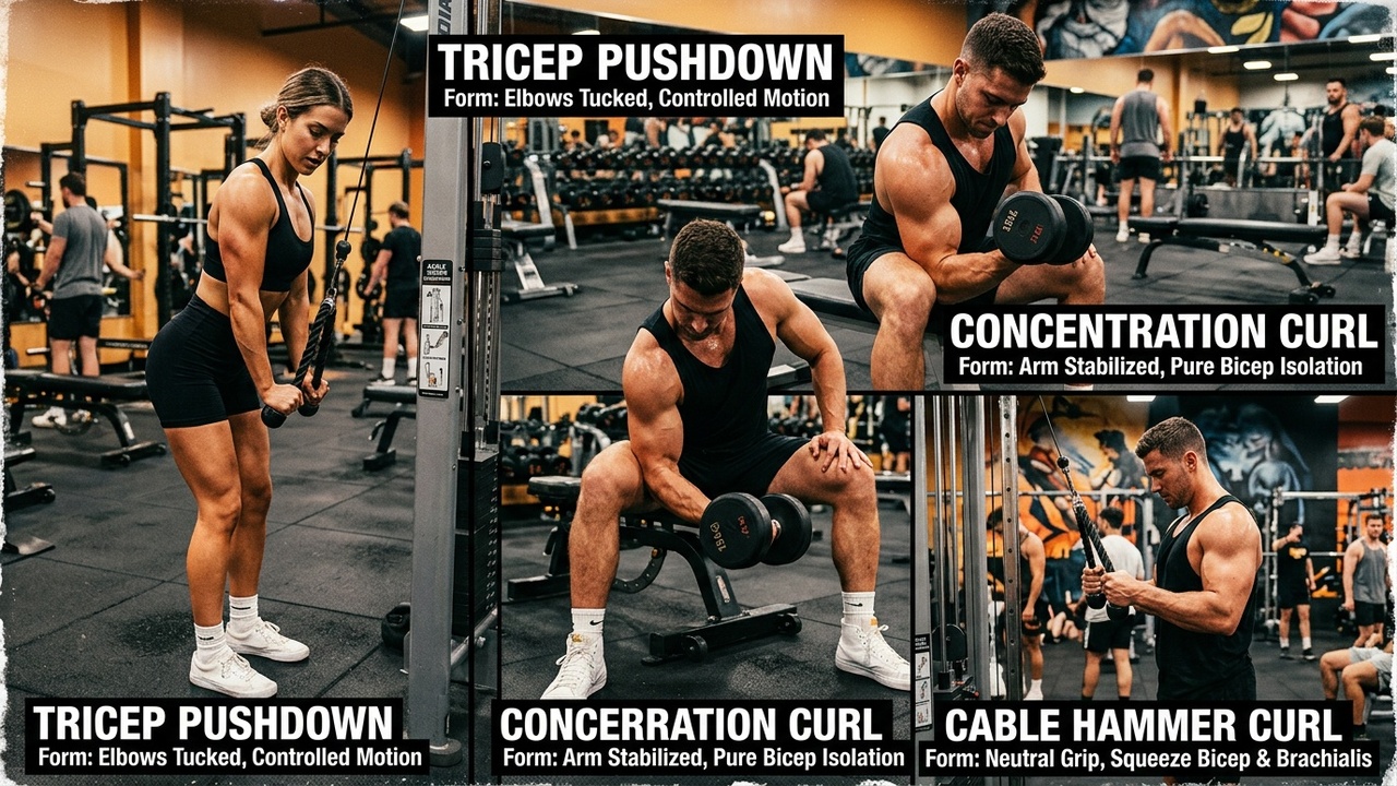 Best isolation exercises for arms