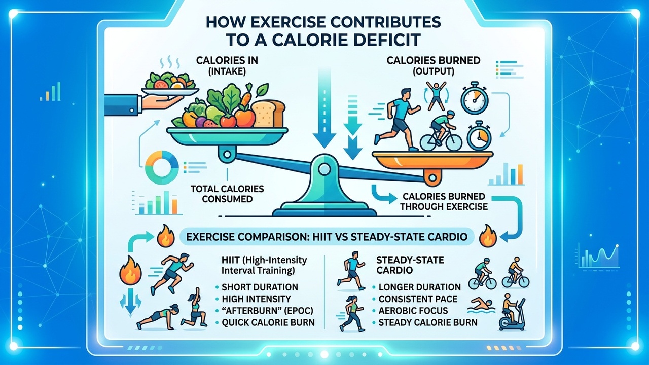 Exercise during calorie deficit