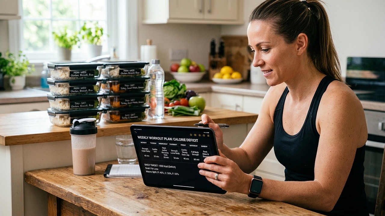 Calorie deficit workout plan