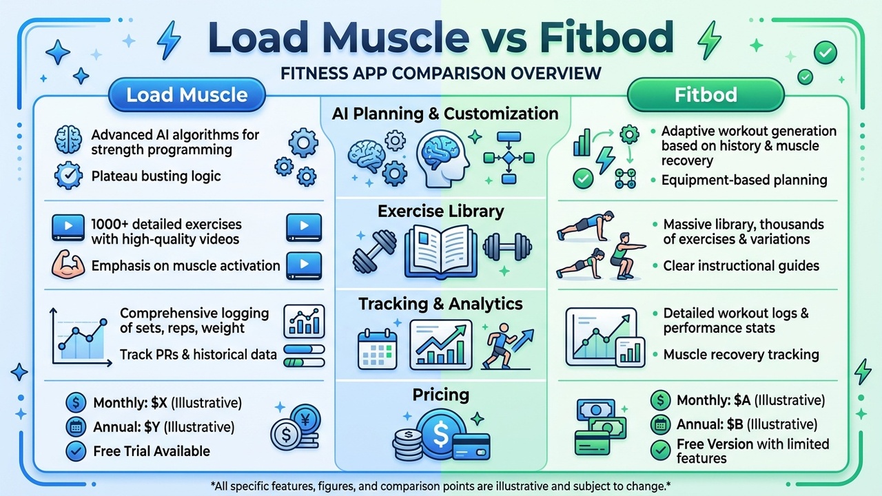 Load Muscle vs Fitbod comparison overview
